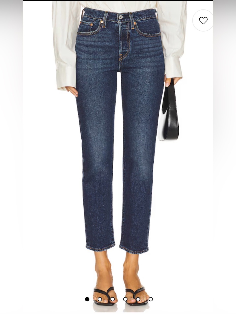 Levi's Wedgie Straight Dark Wash Jeans
